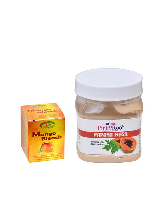 pink root papaya mask with mango bleach - 15985523 - Zoom Image - 1
