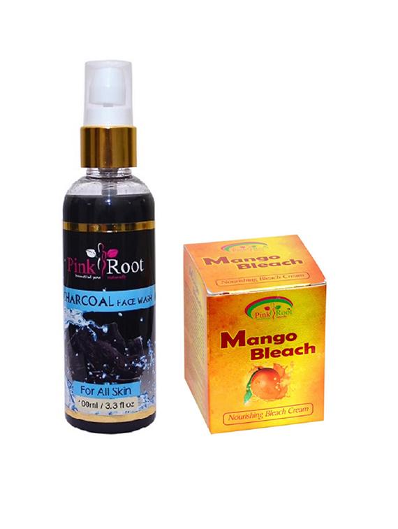 pink root charcoal face wash with mango bleach - 15985538 - Zoom Image - 1