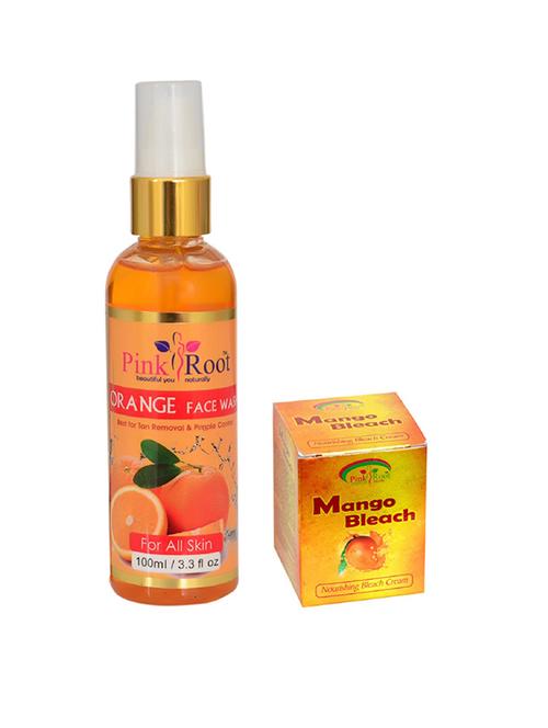 pink root orange face wash with mango bleach - 15985541 - Standard Image - 1
