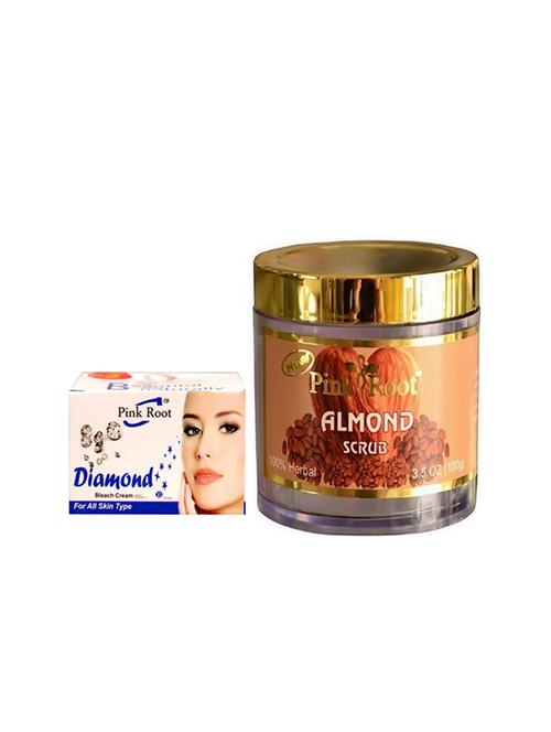 pink root almond scrub with diamond bleach - 15985548 - Standard Image - 1