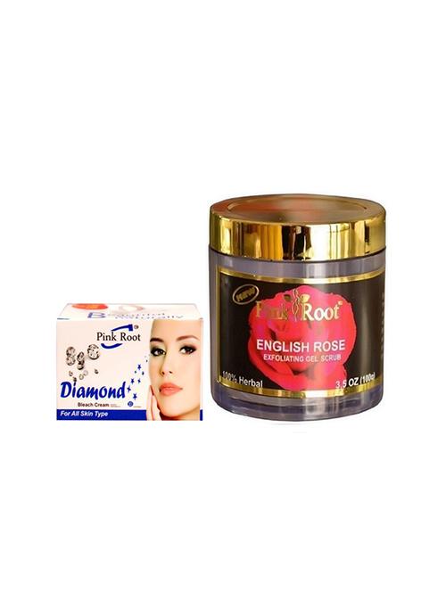 pink root english rose scrub with diamond bleach - 15985551 - Standard Image - 1