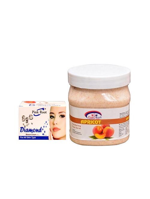 pink root apricot scrub with diamond bleach - 15985564 - Standard Image - 1