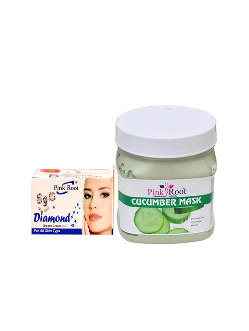 pink root cucumber mask with diamond bleach - 15985576 - Standard Image - 1