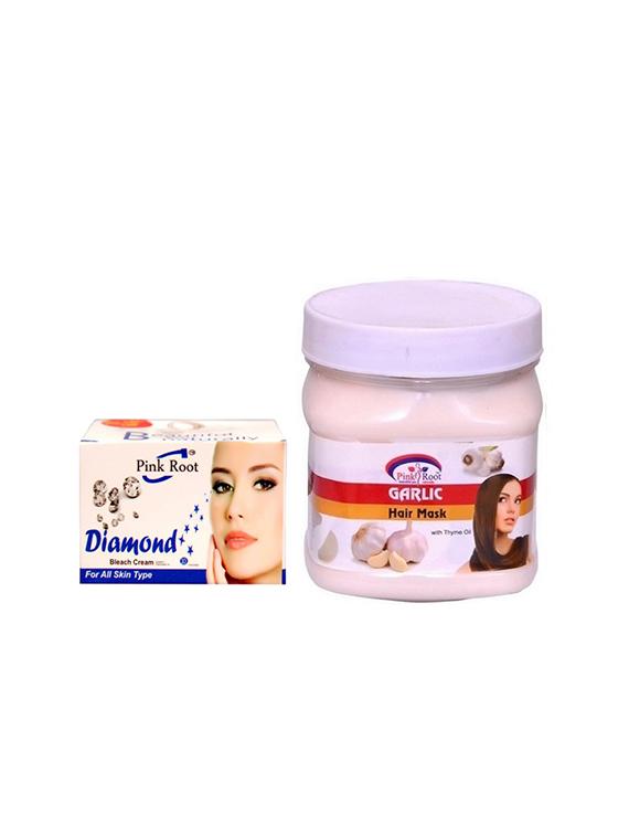 pink root garlic mask with diamond bleach - 15985586 - Zoom Image - 1