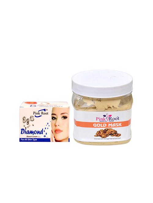 pink root gold mask with diamond bleach - 15985589 - Standard Image - 1