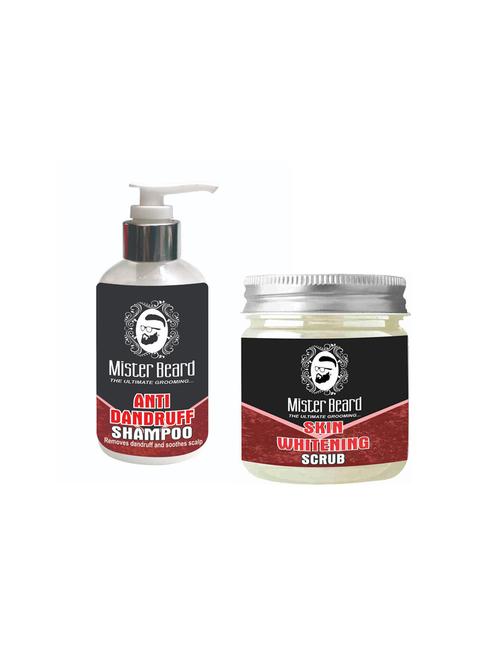mister beard anti dandruff shampoo with skin whitening scrub 100g - 15985796 - Standard Image - 1