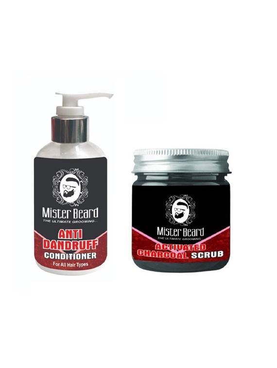 mister beard anti dandruff conditioner with charcoal scrub - 15985901 - Zoom Image - 1