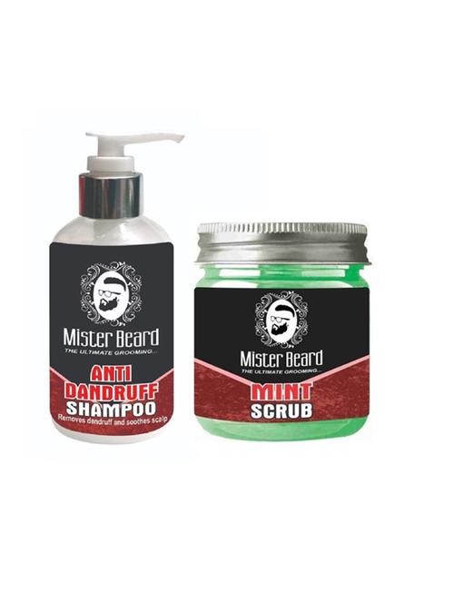 mister beard anti dandruff shampoo with mint scrub - 15985949 - Standard Image - 1