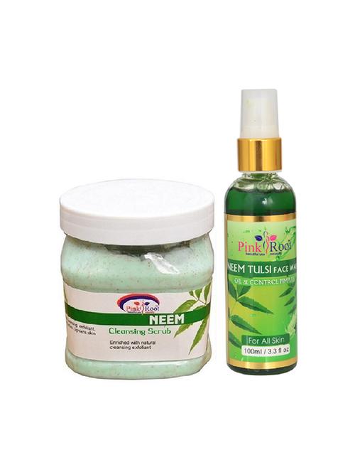 pink root neem scrub with neem face wash - 15986406 - Standard Image - 1