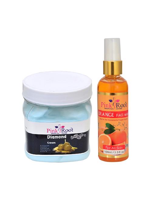 pink root diamond cream with orange face wash - 15986442 - Standard Image - 1