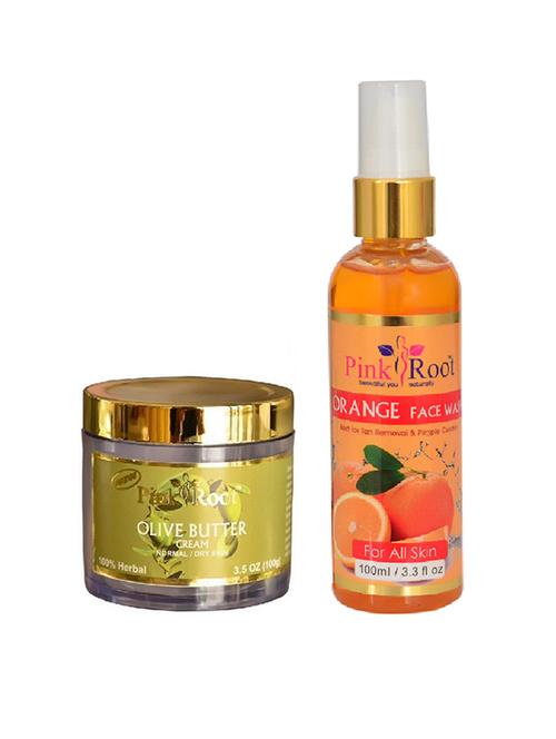 pink root olive butter cream with orange face wash - 15986759 - Standard Image - 1