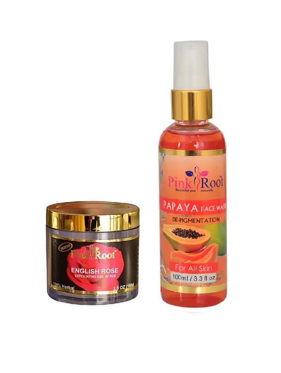 pink root english rose scrub with papaya face wash - 15986785 - Zoom Image - 1