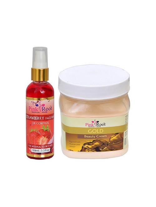 pink root strawberry face wash with gold cream - 15987052 - Standard Image - 1