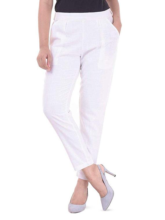 slim fit pleated trouser - 15987654 - Zoom Image - 1