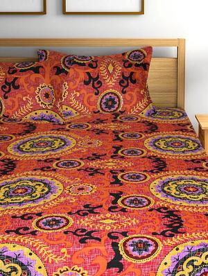 104 tc microfibre double bedsheet with 2 pillow covers - 15987979 - Standard Image - 2