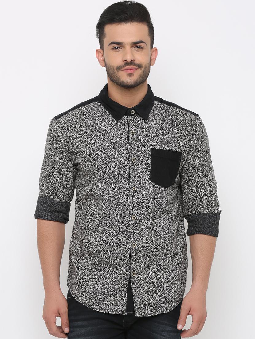black printed casual shirt - 15988311 - Zoom Image - 1
