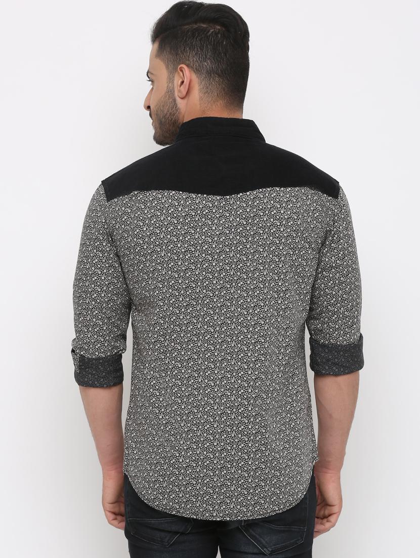 black printed casual shirt - 15988311 - Zoom Image - 3