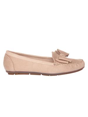 beige suede slip on loafers - 15988472 - Standard Image - 2