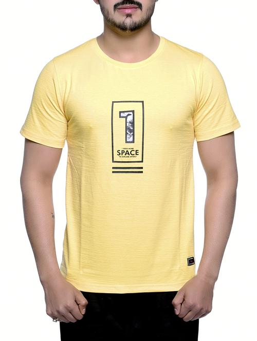 yellow typographic tshirt - 15988503 - Standard Image - 1