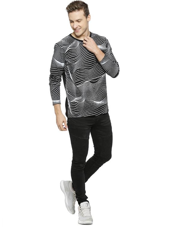 monochrome cotton t-shirt - 15988644 - Zoom Image - 4