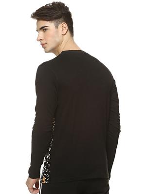 black front print t-shirt - 15988661 - Standard Image - 3