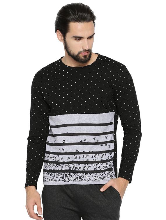 black all over print t-shirt - 15988673 - Zoom Image - 1