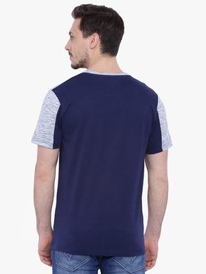 blue cut and sew t-shirt - 15988681 - Standard Image - 3
