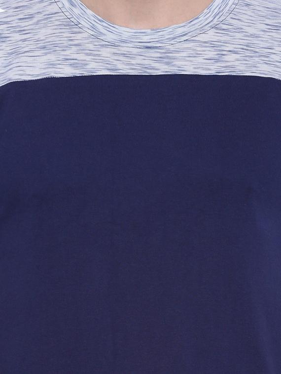 blue cut and sew t-shirt - 15988681 - Zoom Image - 5