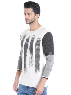 white front print t-shirt - 15988684 - Standard Image - 2