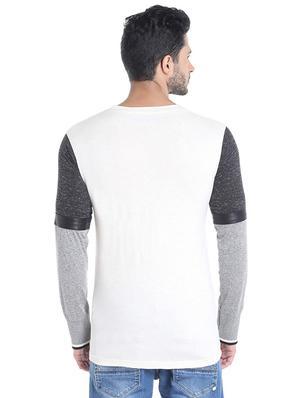 white front print t-shirt - 15988684 - Standard Image - 3