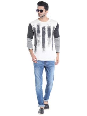 white front print t-shirt - 15988684 - Standard Image - 4