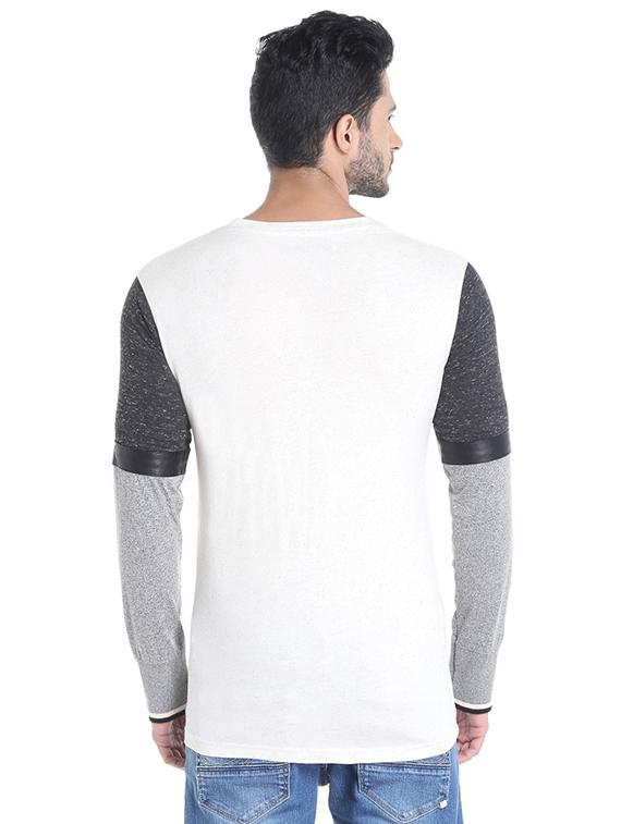 white front print t-shirt - 15988684 - Zoom Image - 3