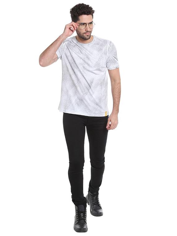 white all over print t-shirt - 15988686 - Zoom Image - 4