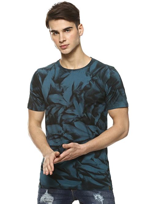 blue all over print t-shirt - 15988695 - Standard Image - 1