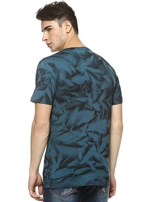blue all over print t-shirt - 15988695 - Standard Image - 3