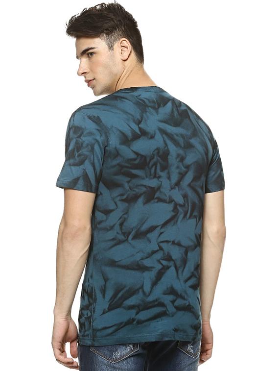 blue all over print t-shirt - 15988695 - Zoom Image - 3