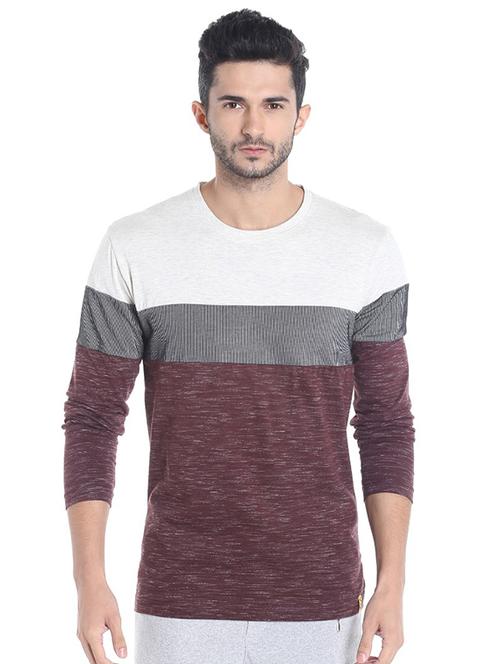 multi colored cut & sew t-shirt - 15988697 - Standard Image - 1