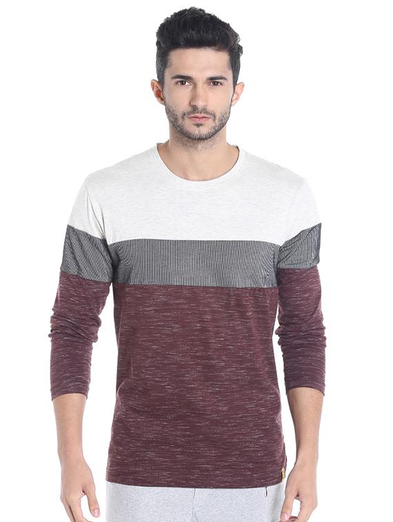 multi colored cut & sew t-shirt - 15988697 - Zoom Image - 1