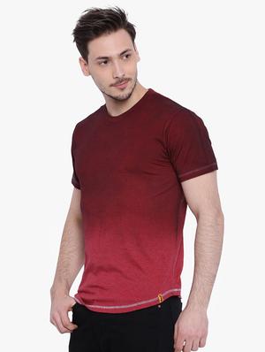 maroon ombre t-shirt - 15988699 - Standard Image - 2