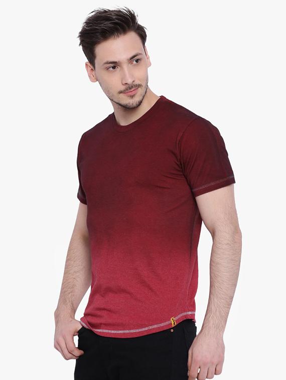 maroon ombre t-shirt - 15988699 - Zoom Image - 2
