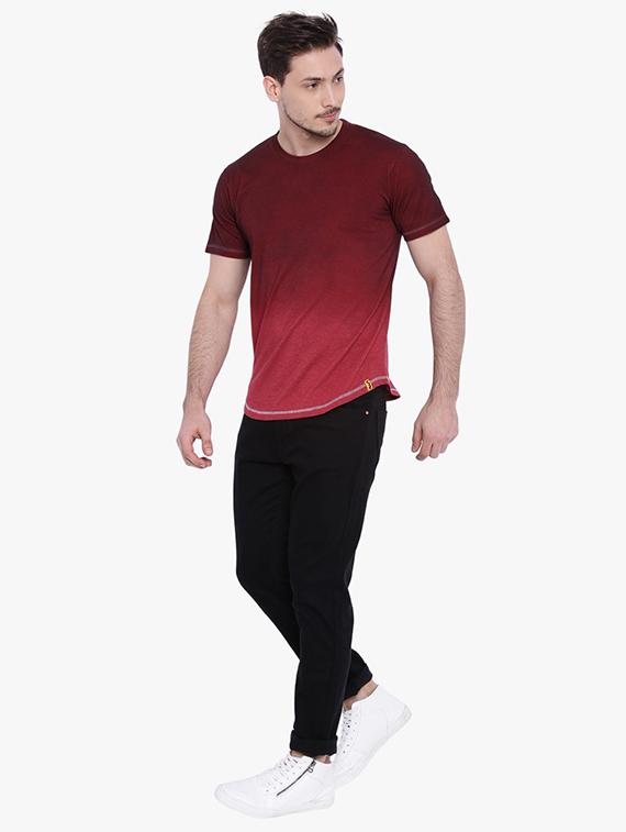 maroon ombre t-shirt - 15988699 - Zoom Image - 4