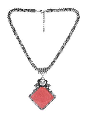 red metal chain necklace - 15988957 - Standard Image - 2