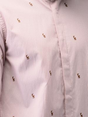 light pink cotton casual shirt - 15989039 - Standard Image - 5