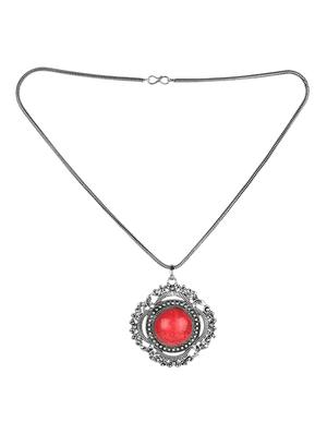 red metal chain necklace - 15989125 - Standard Image - 2