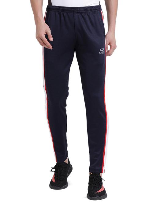 navy blue polyester track pant - 15989469 - Standard Image - 1