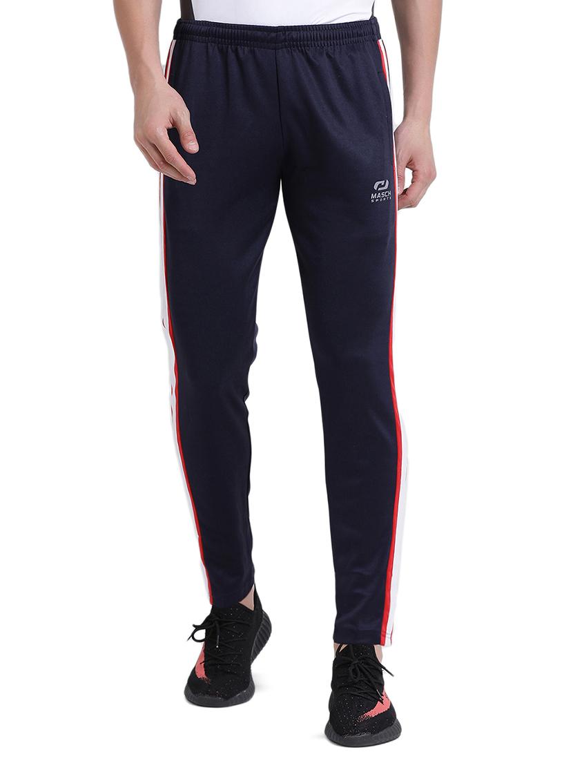 navy blue polyester track pant - 15989469 - Zoom Image - 1