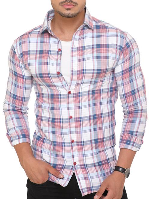 multicolor checkered casual shirt - 15989700 - Standard Image - 1