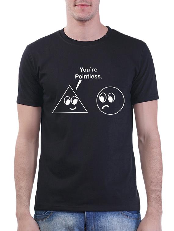 black printed t-shirt - 15990026 - Zoom Image - 1