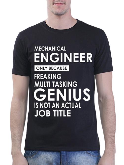 black typographic t-shirt - 15990051 - Standard Image - 1