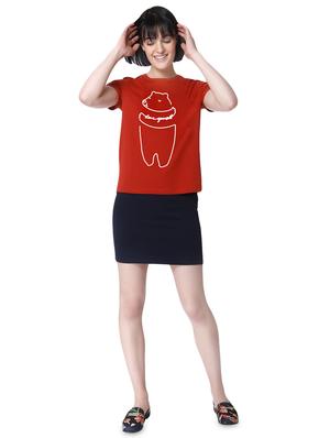 quirky prints short sleeves tee - 15990085 - Standard Image - 4